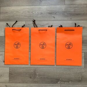 Hermes Authentic Gift Bags (Medium)